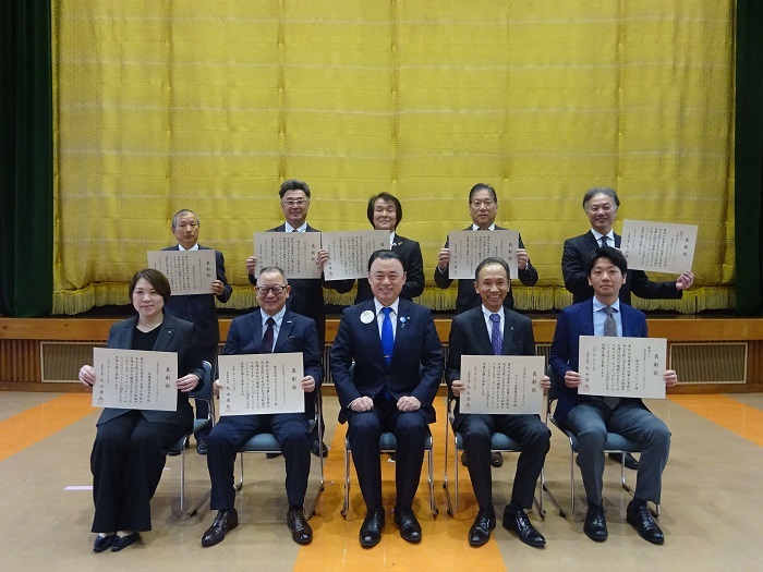 受賞者の集合写真