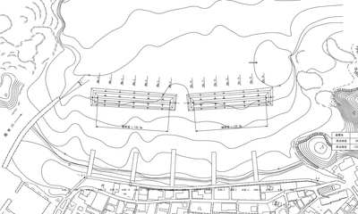 浜田港日脚海岸平面図