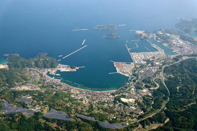 浜田港遠景