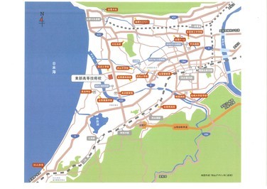 １０ｋｍ程度の周辺地図