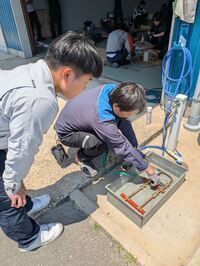冷媒配管実習④