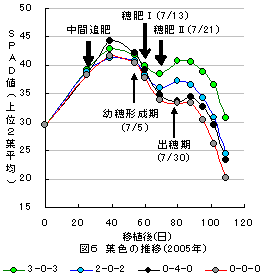 葉色の推移