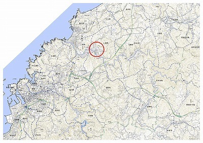 浜田地区上府工区の位置図