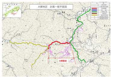 大郷農道位置図