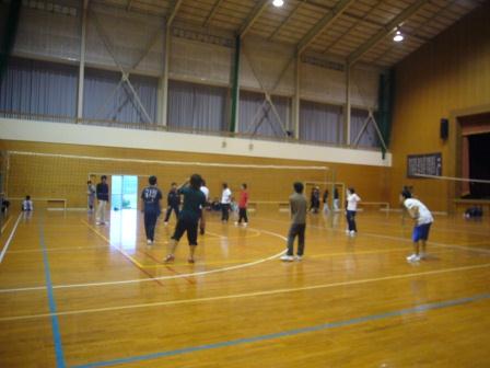 スポーツ交流の様子