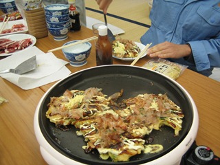 お好み焼き作り