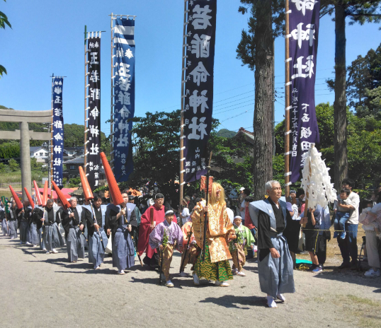 玉若酢命神社御霊会風流の風景