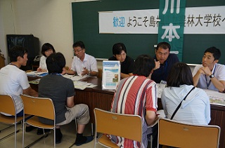 就農相談会のようす（県央エリア）