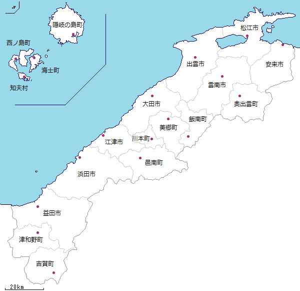 島根県地図