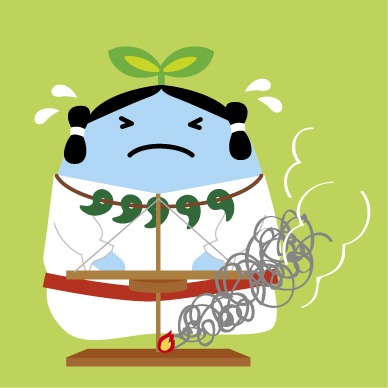 火熾しみーも