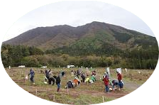 県民植樹イベント小屋原会場