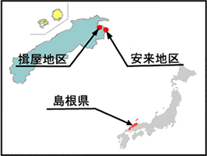 干拓地の位置図