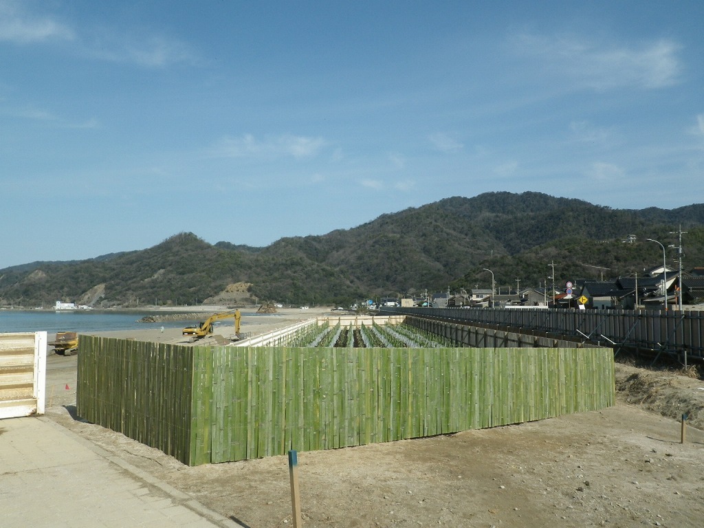 護岸整備状況写真（平成29年3月）