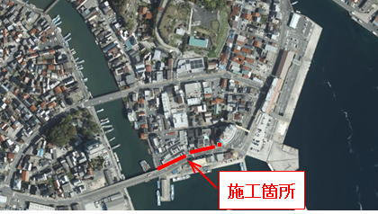 舗装修繕工事位置図