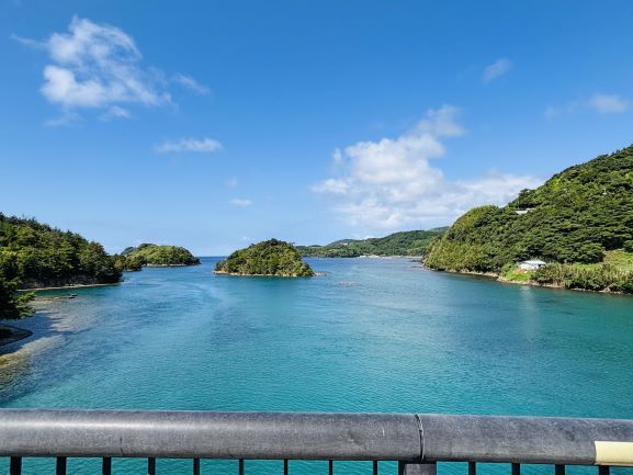 お松橋と浅島・神島