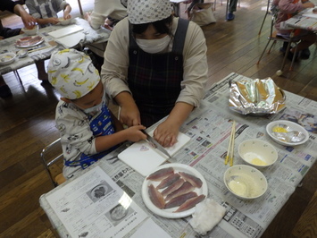 試食の様子
