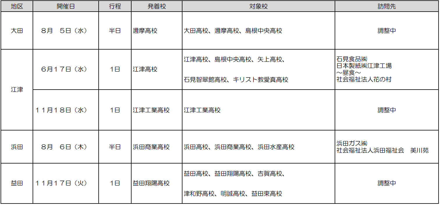 開催予定
