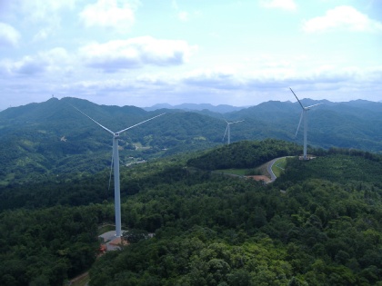 ６号風車から東側の遠景