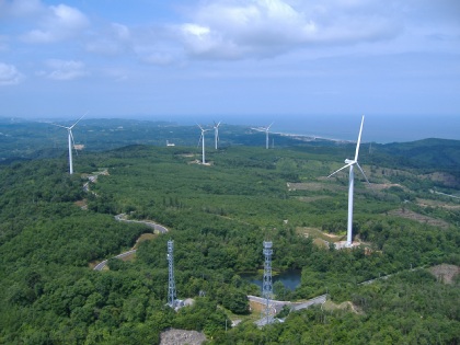 ６号風車から西側の遠景