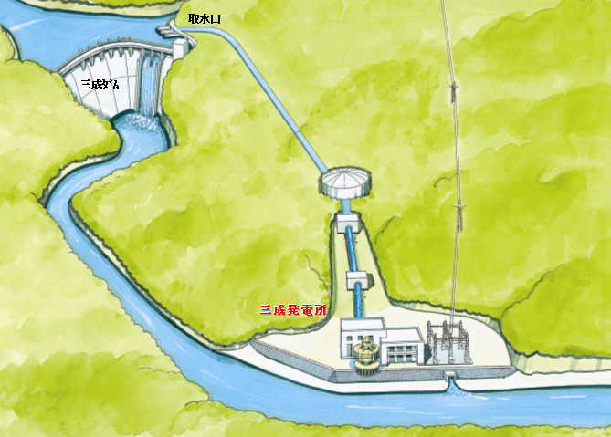 斐伊川水系図