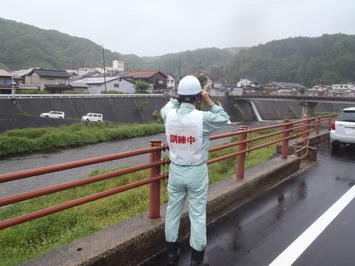 河川内監視状況