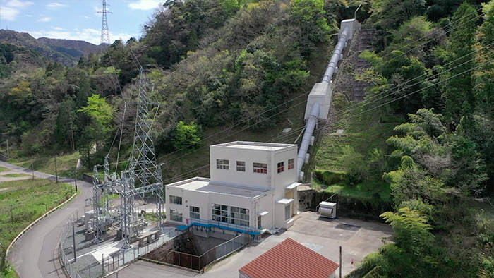 八戸川第一発電所全景