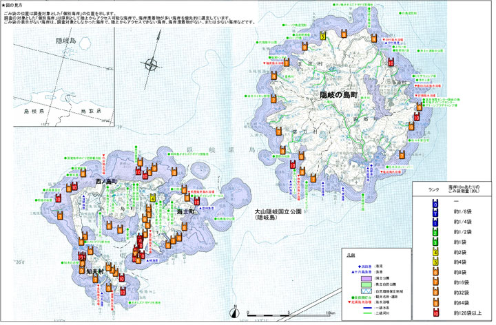 調査結果図面（隠岐諸島）