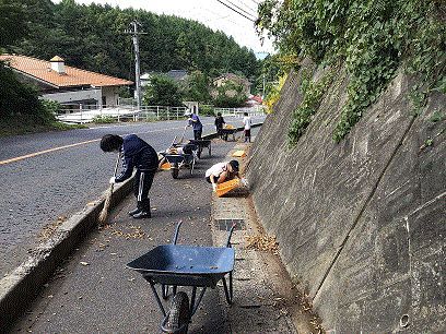 松江養護学校作業風景