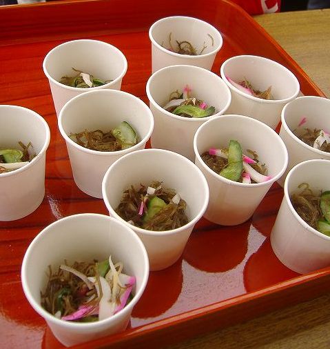 中海産オゴノリの酢の物