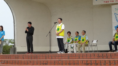 平井鳥取県知事のあいさつの様子