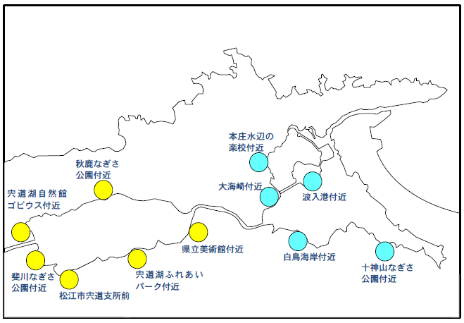 調査地点図