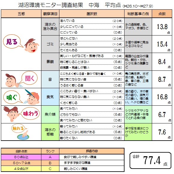 中海平均点