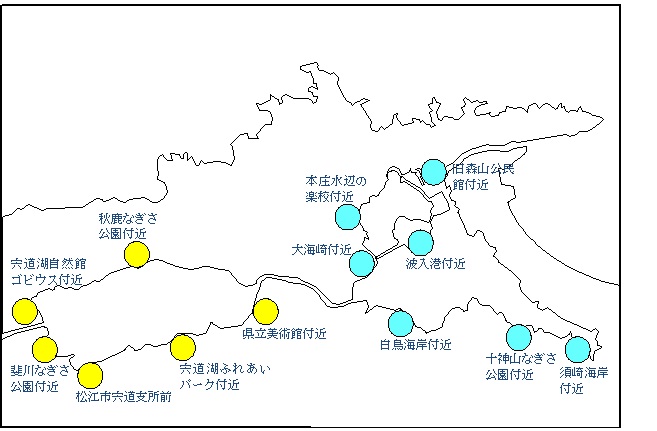 調査地点図