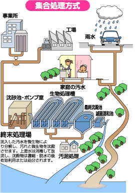 集合処理方式のイラスト