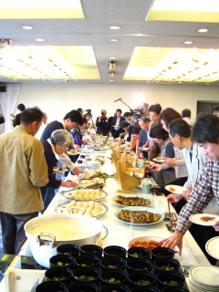 試食の様子