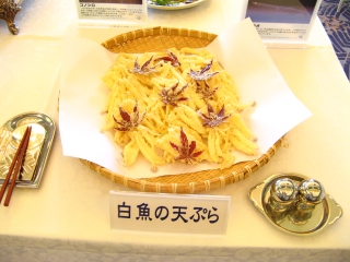 シラウオの天ぷら