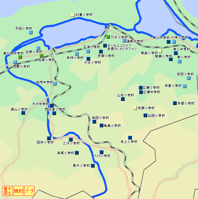 窒素分布図 窒素分布図