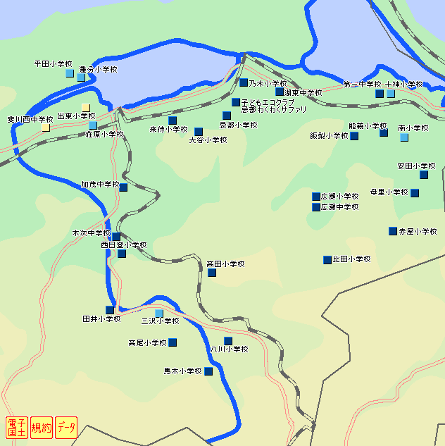 りん分布図