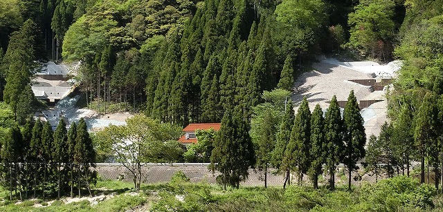 知事表彰優良工事の橋の谷地区渓間工事の写真