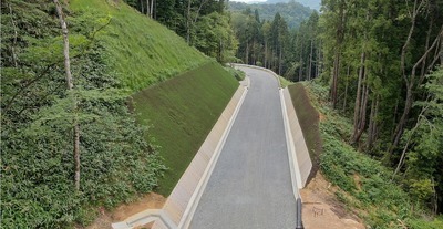 令和4年度優良工事表彰／金城弥栄線／第3工区／その14道路工事写真