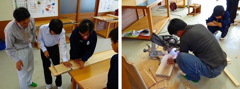 広瀬中学校の体験学習会（その３）