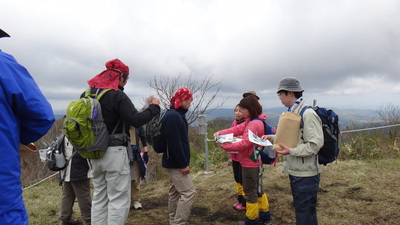 登山者へ啓発