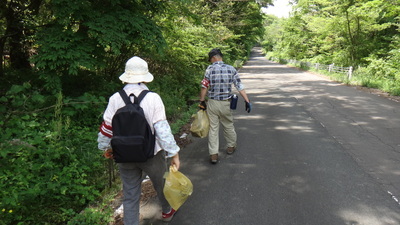 ゴミを拾いながらの帰り道