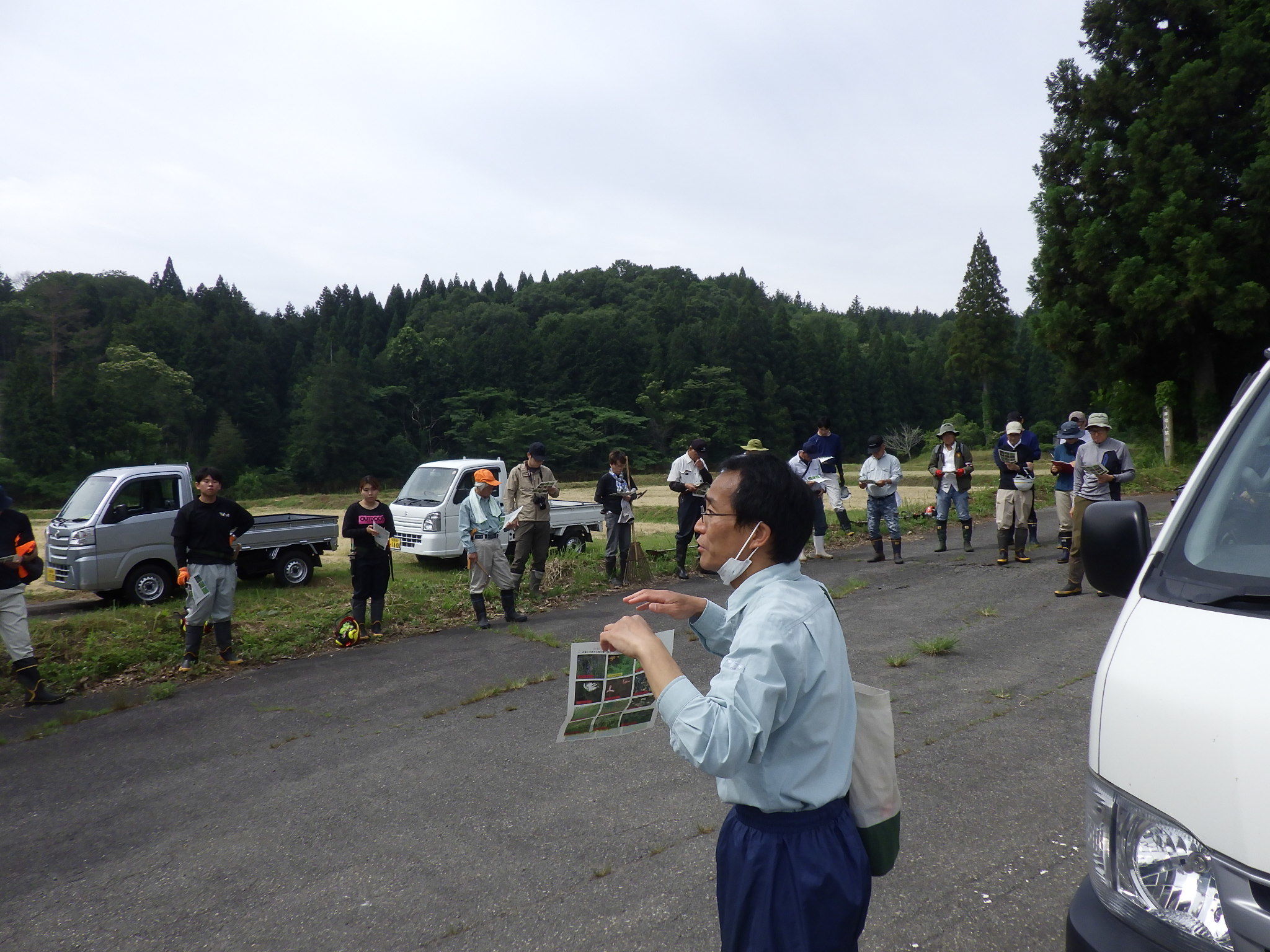 サヒメルの職員さんから説明