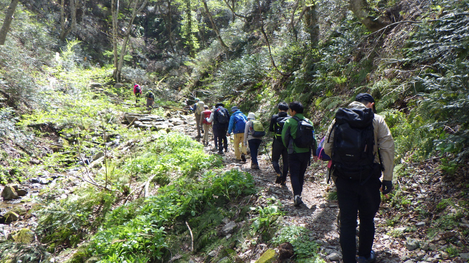 船通山登山