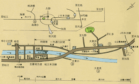 赤川の案内図