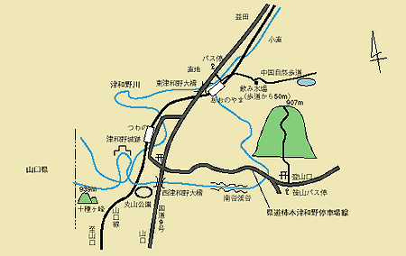 青野山の案内図