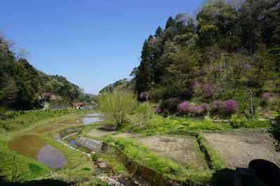 有福温泉の景観