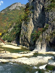 断魚渓・観音滝県立自然公園写真