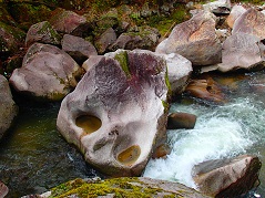 人面岩の写真